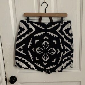 Anthropologie Monochrome Graphic Shorts